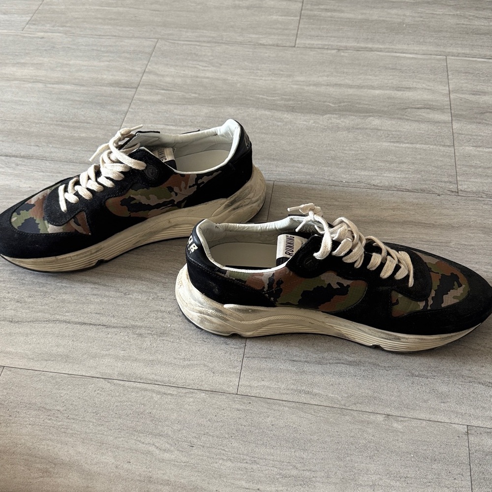 Men’s Camo Golden Goose Running Eu 44 - Picture 7 of 8